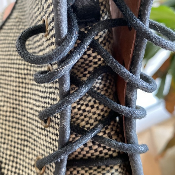 JEFFREY CAMPBELL Handmade IBIZA LAST Platform Ankle Booties Lace-Ups Size 8 - Picture 13 of 17